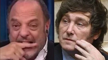 La furia de Baby Etchecopar mientras hablaba de Milei: "Mierda"