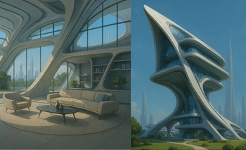 Asombro por cómo serán las casas dentro de 200 años, según la IA | Inteligencia artificial