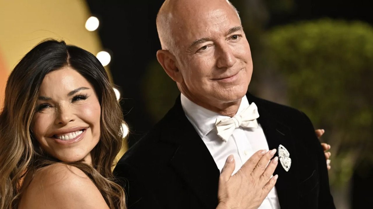 Lauren Sánchez y Jeff Bezos