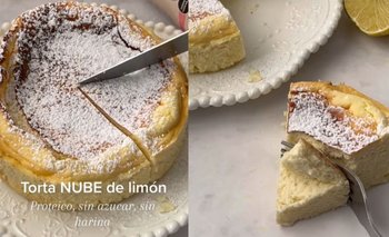 No inflama: receta sin gluten y sin azúcar de torta nube de limón | Recetas de cocina