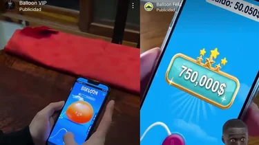 Nueva estafa en Instagram: un juego promete dar plata por "inflar globos"