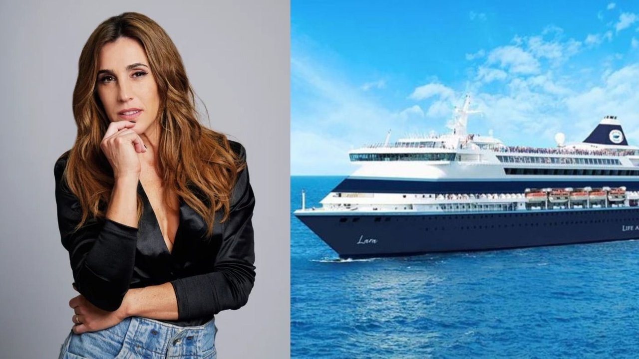 Soledad Pastorutti y un barco
