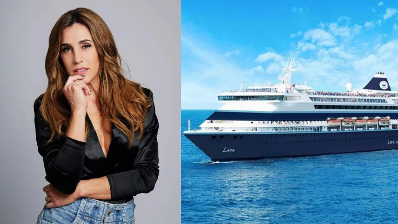 Soledad Pastorutti y un barco