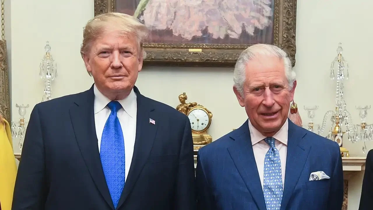 Donald Trump y el rey Carlos III