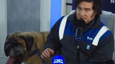 Con Conan, Milei atacó de nuevo a periodistas: "Las mierdas estas"