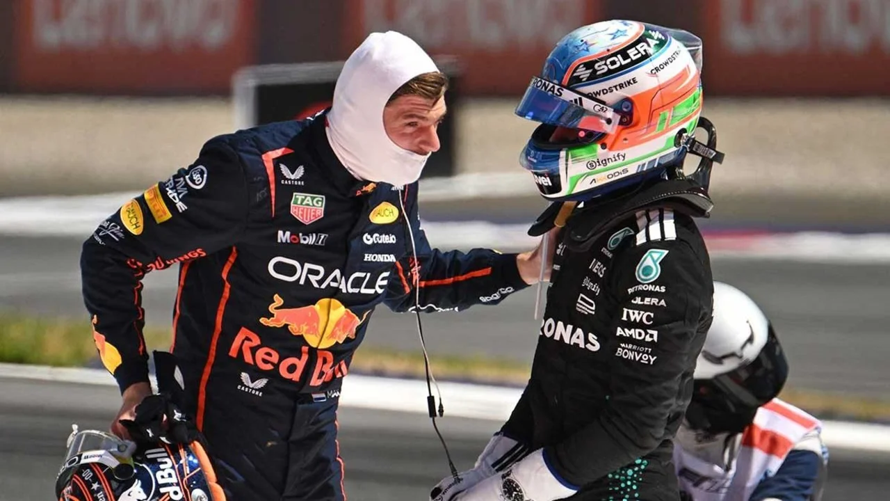 Max Verstappen y Kimi Antonelli.