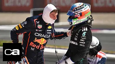Max Verstappen y Kimi Antonelli. Max Verstappen y Kimi Antonelli.