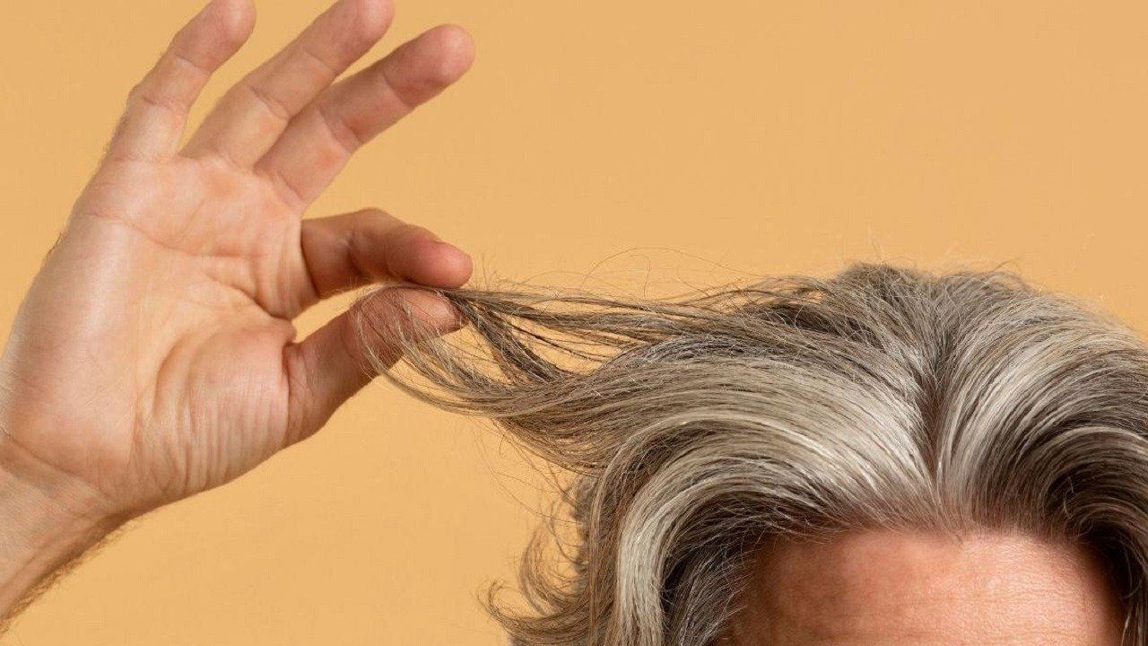 Persona con canas.