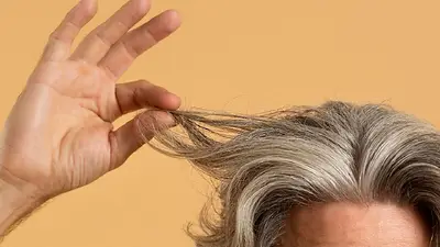 Persona con canas. Persona con canas.