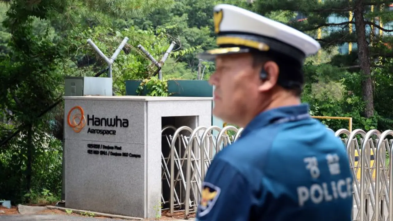Cinco muertos y dos heridos tras una explosión en una planta de Hanwha Aerospace en Corea del Sur