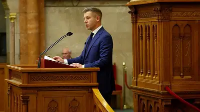 Magyar amenaza con emprender acciones legales si el presidente de Hungría se niega a dimitir Magyar amenaza con emprender acciones legales si el presidente de Hungría se niega a dimitir