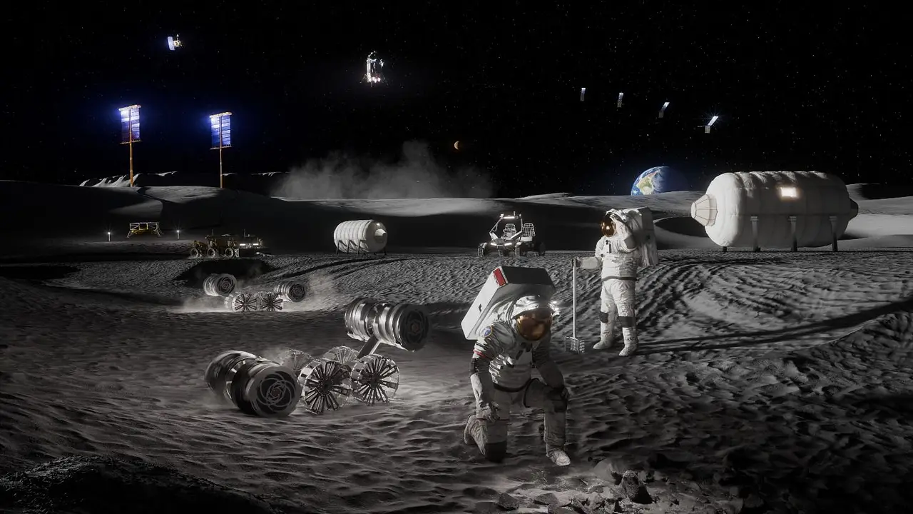 Asombro por los vehículos que reveló la NASA para conquistar la Luna y las misiones clave para 2028