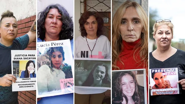 6 femicidios, 6 ausencias: el recuerdo de sus familias | Ni una menos