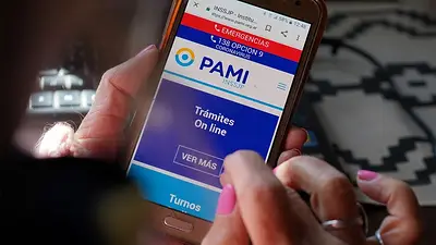 Sitio web de PAMI. Sitio web de PAMI.