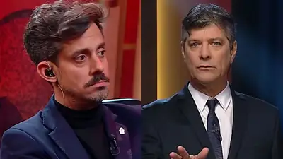 Mario Pergolini y Agustín rada. Mario Pergolini y Agustín rada.
