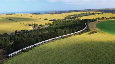 Así es viajar sobre el "Orgullo de África", el tren más caro y lujoso del mundo Así es viajar sobre el "Orgullo de África", el tren más caro y lujoso del mundo