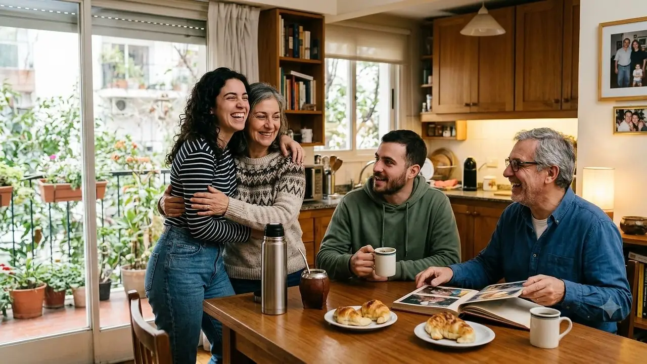 Por qué los jóvenes argentinos eligen estar cerca de sus familias. 
