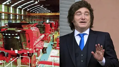 Fábrica de cosechadoras Javier Milei Fábrica de cosechadoras Javier Milei