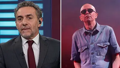 Luis Majul y el Indio Solari Luis Majul y el Indio Solari