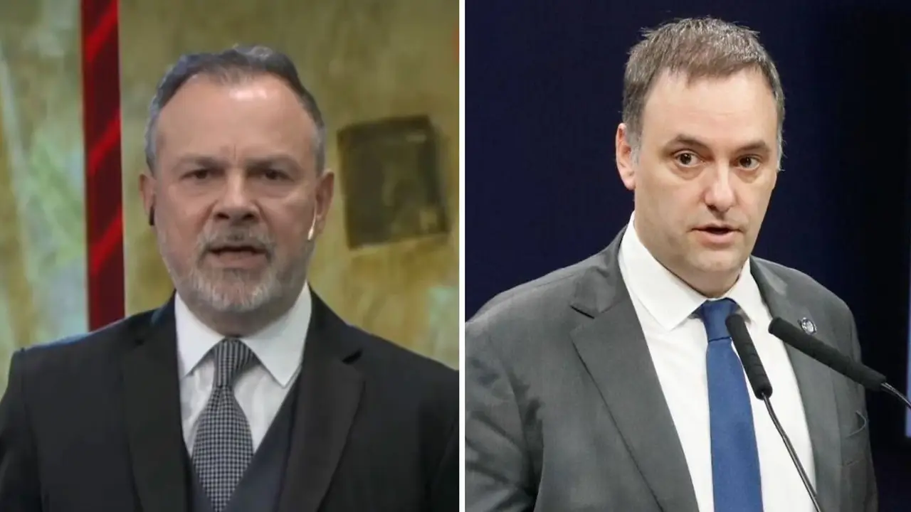 Gustavo Sylvestre y Manuel Adorni