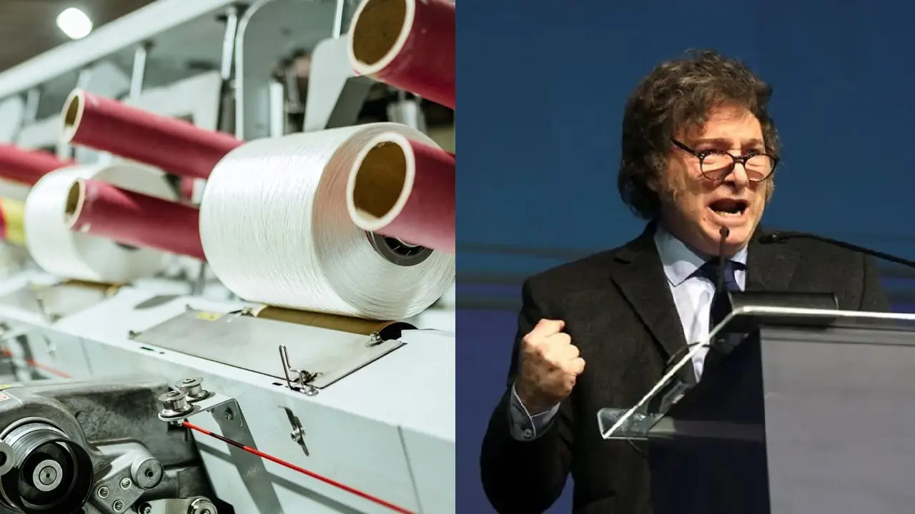 Fábrica textil Javier Milei
