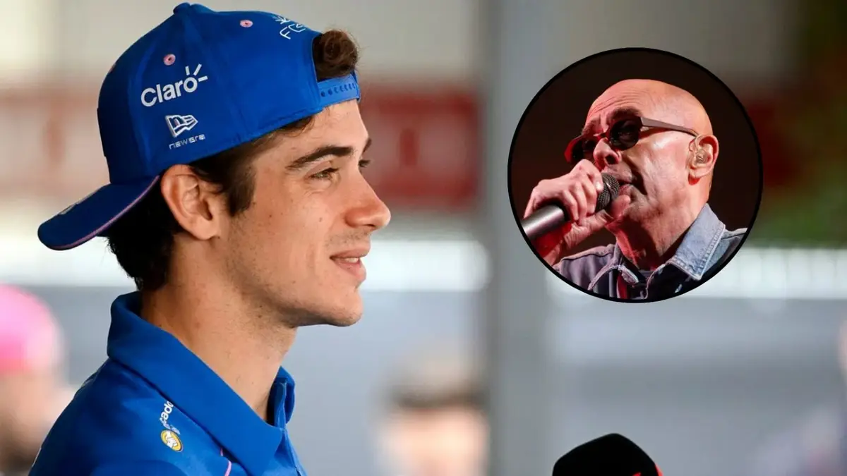 La F1 homenajea al Indio Solari en un posteo dedicado a Franco Colapinto