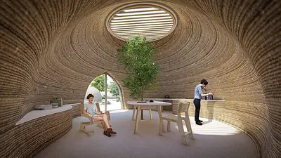 Construyen casas como castillos de arena usando impresoras gigantes: “Se hacen capa por capa” Construyen casas como castillos de arena usando impresoras gigantes: “Se hacen capa por capa”