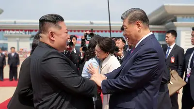 Xi Jinping y Kim Jong-un alcanzan un "importante consenso" en Pionyang, según la KCNA Xi Jinping y Kim Jong-un alcanzan un "importante consenso" en Pionyang, según la KCNA