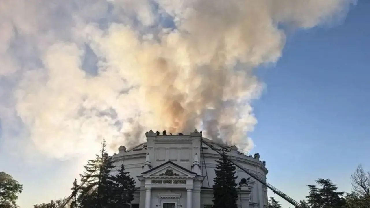 Drones ucranianos dañan un museo histórico en Crimea, anexada por Rusia