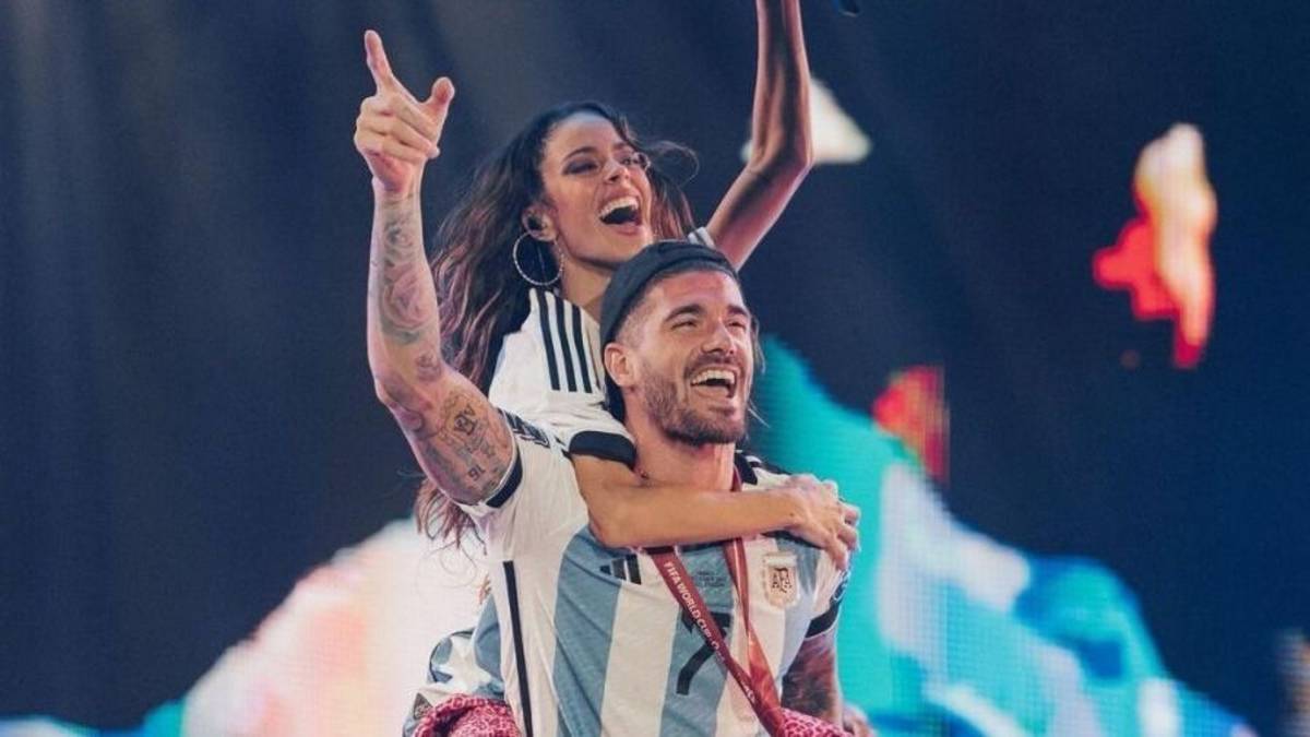 Quién es la novia de Rodrigo De Paul: las fotos con Tini, su actual pareja