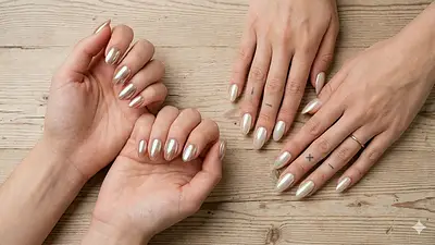 Uñas perladas Uñas perladas