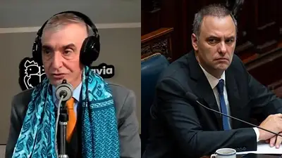 Nelson Castro y Manuel Adorni. Nelson Castro y Manuel Adorni.