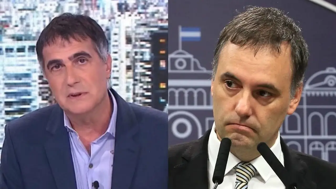 Antonio Laje y Manuel Adorni