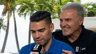 El incómodo momento que Ruggeri le hizo pasar a Falcao al aire de ESPN. El incómodo momento que Ruggeri le hizo pasar a Falcao al aire de ESPN.
