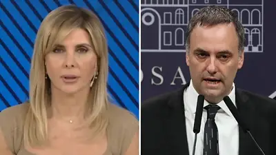 Débora Plager y Manuel Adorni Débora Plager y Manuel Adorni