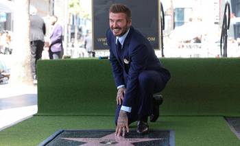 David Beckham recibe estrella en el Paseo de la Fama antes de partidos del Mundial en Los Ángeles | Mundial