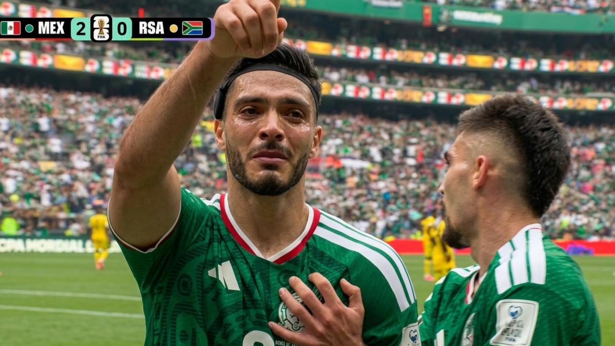 El emotivo mensaje de Raúl Jiménez a su padre tras su gol en México