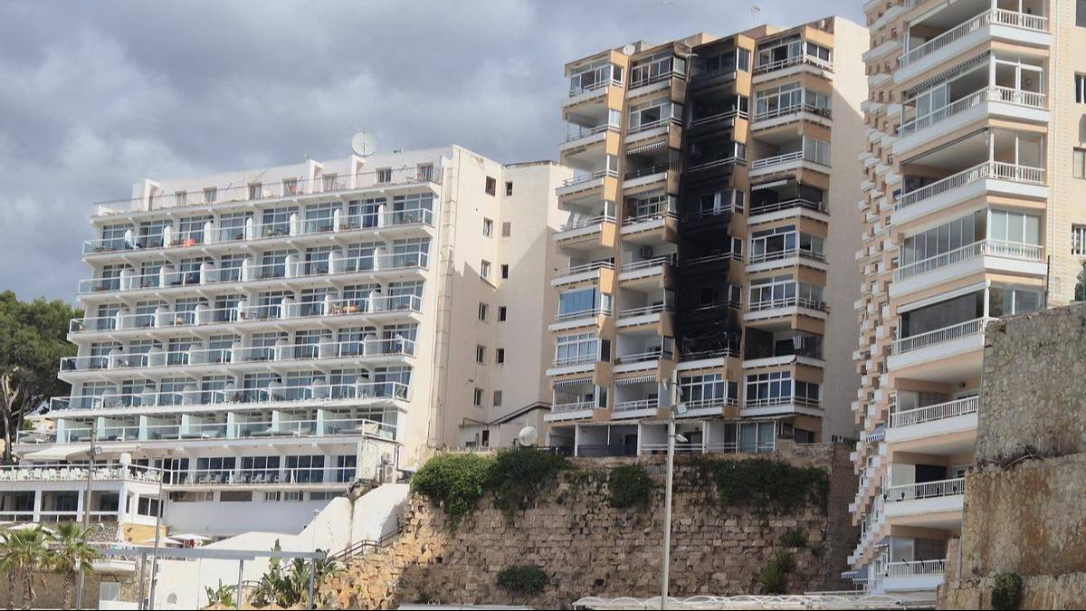 Un argentino de 58 años falleció tras el incendio de un edificio en Mallorca