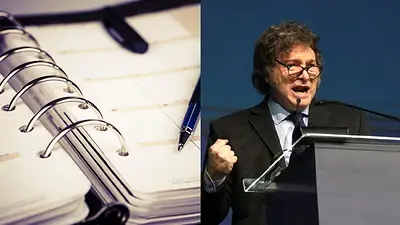 Agenda y Javier Milei Agenda y Javier Milei