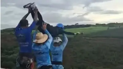 La palabra de los que arrojaron al vacío a la joven en Brasil sin protección: “Desmayo” La palabra de los que arrojaron al vacío a la joven en Brasil sin protección: “Desmayo”