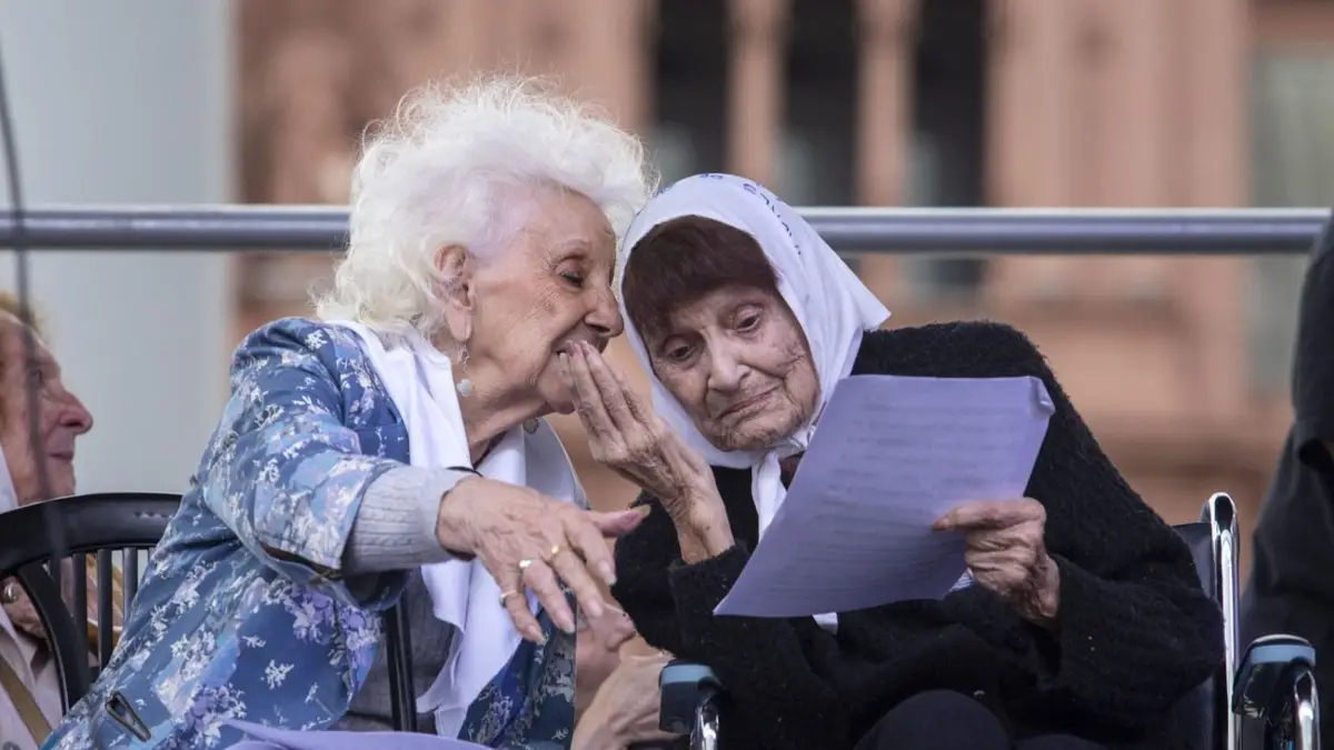 La emotiva despedida de Estela de Carlotto a Taty Almeida: "Lo que ella dio servirá para el presente y futuro"