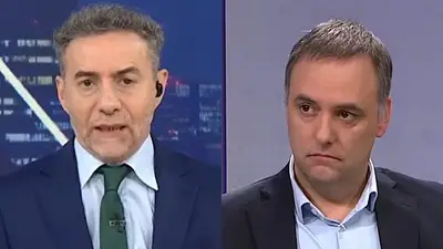 Manuel Adorni y Luis Majul. Manuel Adorni y Luis Majul.