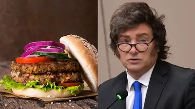 Hamburguesa Javier Milei Hamburguesa Javier Milei