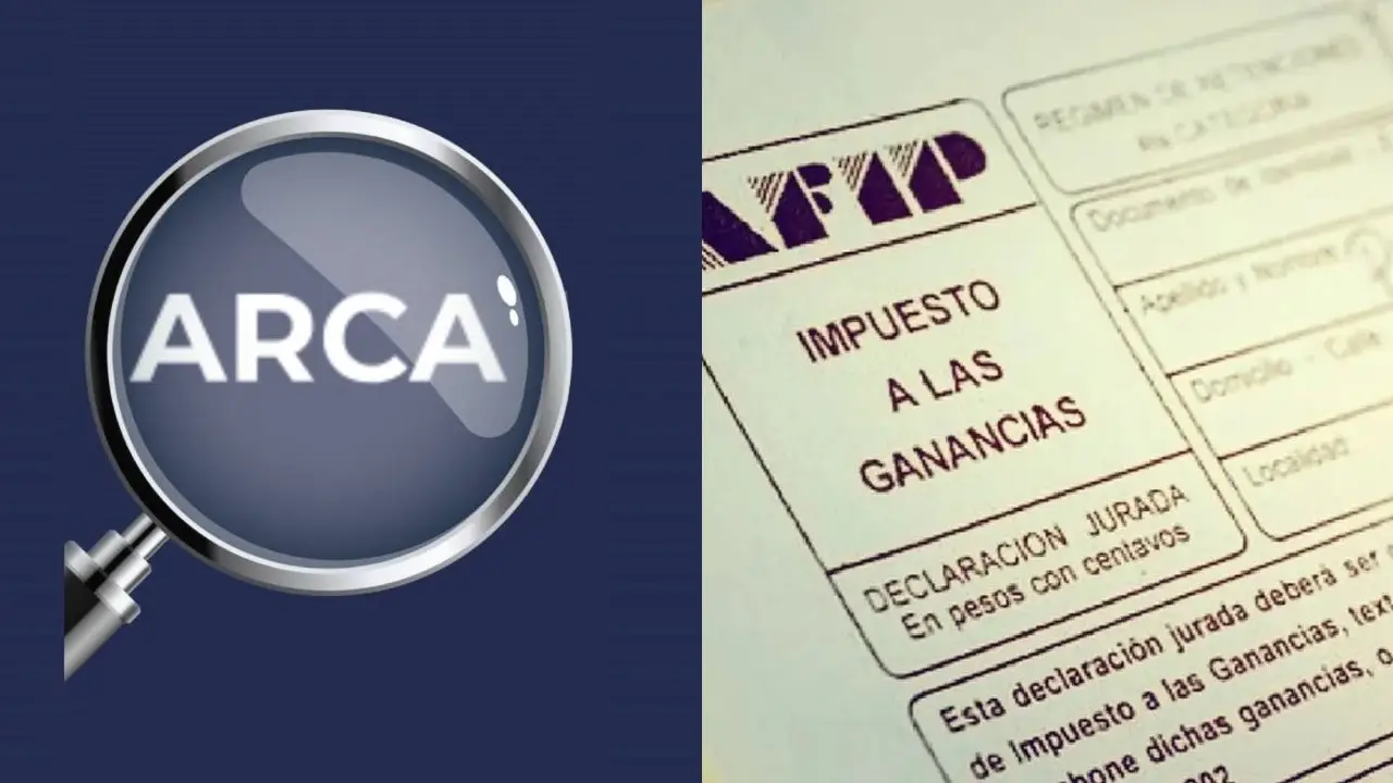 ARCA formulario de Ganancias