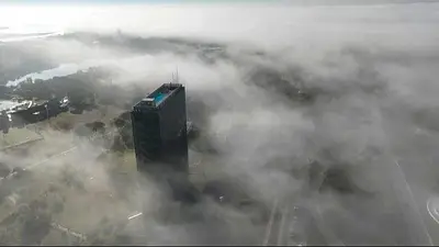 Neblina en Santa Fe. Neblina en Santa Fe.