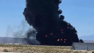 Confirmaron ocho muertos en el accidente aéreo ocurrido en la base militar de California Confirmaron ocho muertos en el accidente aéreo ocurrido en la base militar de California