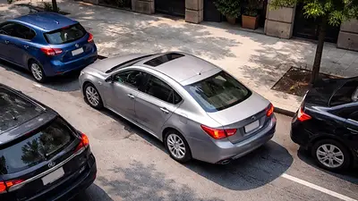 Auto estacionando Auto estacionando