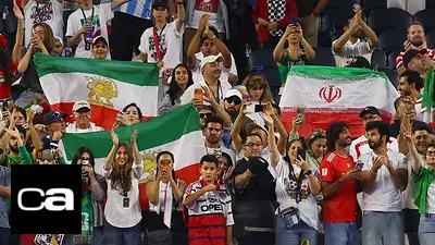 Entre abucheos y vítores, el primer partido de Irán en el Mundial expone profundas divisiones Entre abucheos y vítores, el primer partido de Irán en el Mundial expone profundas divisiones