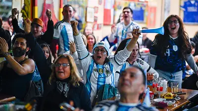 Las mejores fotos de cómo vivieron los argentinos el debut de la Selección Las mejores fotos de cómo vivieron los argentinos el debut de la Selección
