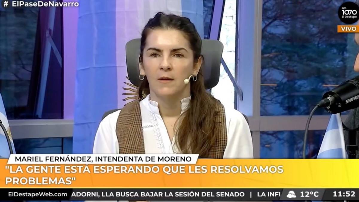 Intendenta de Moreno: La gente está esperando que le resolvamos los problemas
